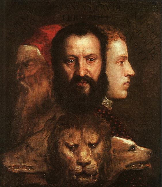  Titian Allegory of Time Governed by Prudence oil painting image